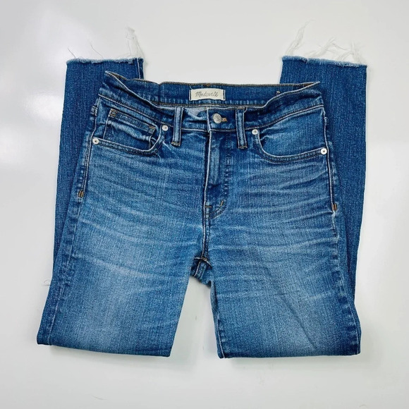 Madewell 9"‎ High-Rise Skinny Crop Jeans in Bruce Wash Size 27 - Picture 9 of 12